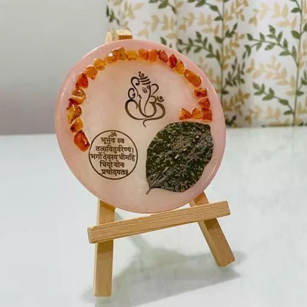 Decorative Religious Piece With Easel Stand